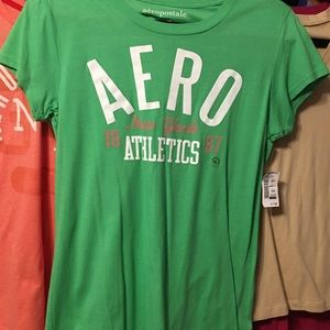 Brand New Aeropostale Graphic Shirt with tag on it